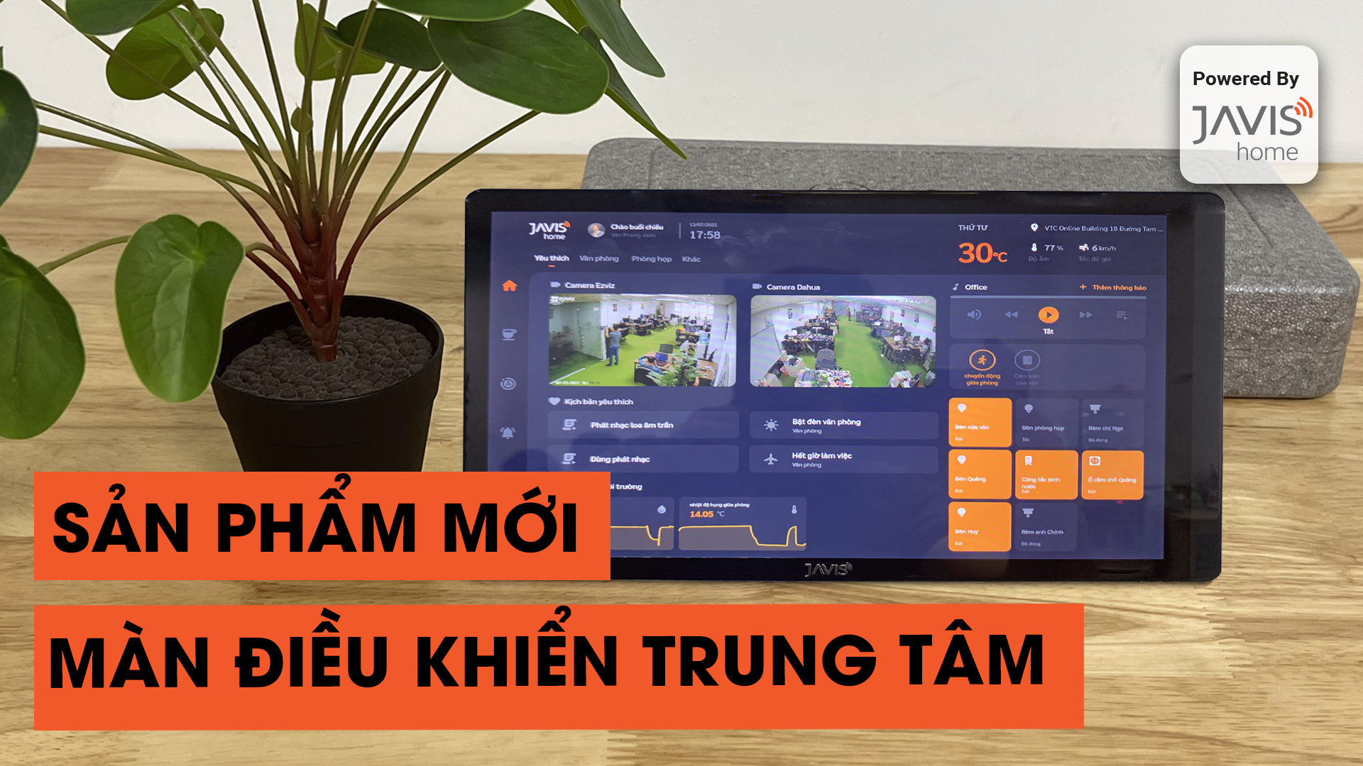 MÀN HÌNH ĐIỀU KHIỂN TRUNG TÂM GẮN TƯỜNG JAVIS SMART CONTROL