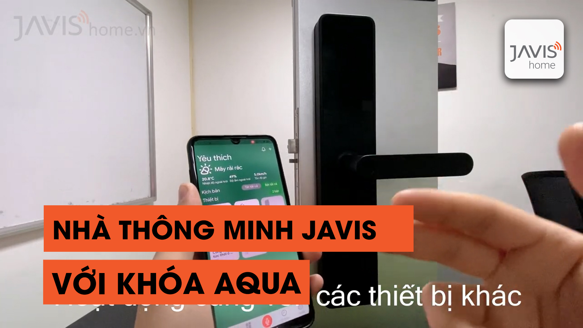Khóa thông minh Aqua tích hợp lên hệ sinh thái javis